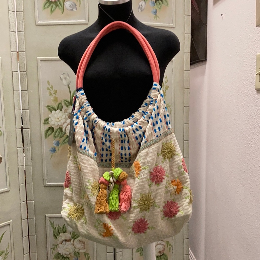 This is a Chloe and lex woven bag